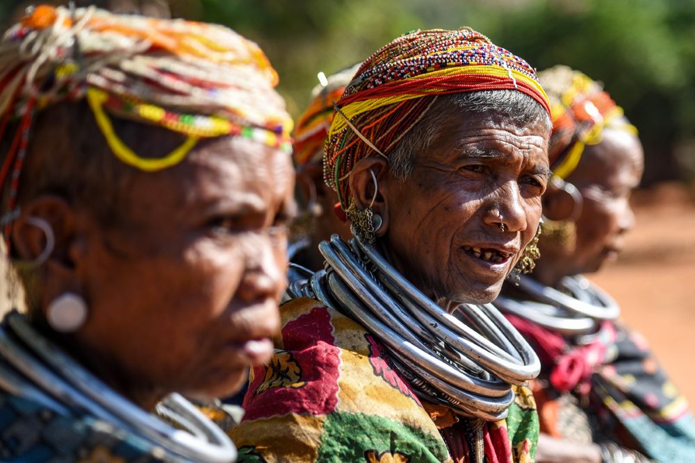 Traditional clothing and jewellery of Bonda women